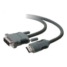Computer connectors and adapters belkin HDMI - DVI-D M/M 1.8m - 1.8 m - HDMI Type A (Standard) - DVI-D - Male - Male - Straight