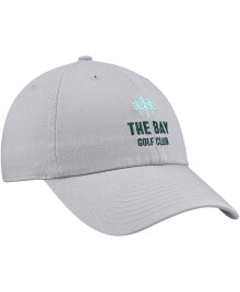 Купить мужские головные уборы Ahead: Men's Gray The Bay Golf Club Largo Adjustable Hat