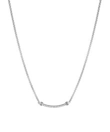 Ювелирные колье půvabný ocelový náhrdelník s krystaly LJ1748