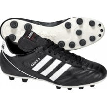 Мужские футбольные бутсы черные с шипами Adidas Kaiser 5 Liga FG 033201 football shoes