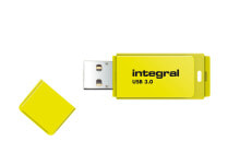 Integral 16GB USB3.0 DRIVE NEON YELLOW UP TO R-80 W-10 MBS USB флеш накопитель USB тип-A 3.2 Gen 1 (3.1 Gen 1) Желтый INFD16GBNEONYL3.0