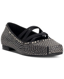 Купить женская обувь Jessica Simpson: Women's Otessa Rhinestone Mary-Jane Ballet Flats