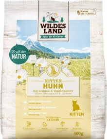 Wildes Land Wildes Land Cat Classic Kitten Huhn 400g