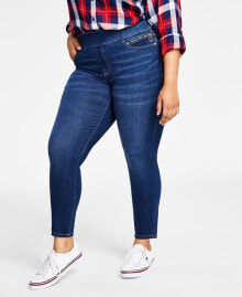 Tommy Hilfiger tH Flex Plus Size Gramercy Pull-On Jeans, Created for Macy's