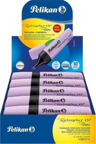 Pelikan Textmarker 490 Pastel, Lavendel, 10 Stück Faltschachtel