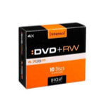 Intenso DVD+RW 4.7GB, 4x 4,7 GB 10 шт 4211632