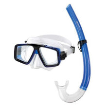 Masks and snorkels for scuba diving