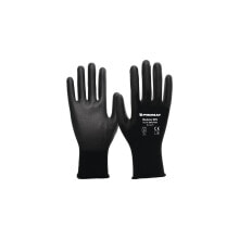 Promat Handschuhe Blackstar NPU Größe 6 (S) schwarz EN 388 PSA-Kategorie II , VE: 12 Paar