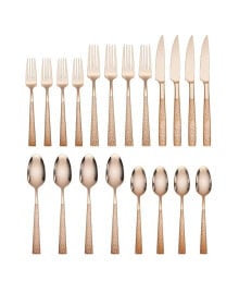Hampton Forge rose in Full 18/10 Stainless Steel 20 Piece Set, Service for 4