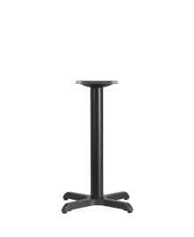EMMA+OLIVER 22'' X 22'' Restaurant Table X-Base With 3'' Dia. Table Height Column