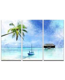 'Tropical' 3-Pc. Canvas Art Print Set