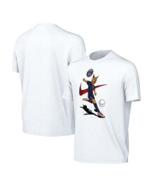 Nike big Boys and Girls White Paris Saint-Germain Mascot T-shirt