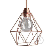 CREATIVE CABLES Metal Diamond Cage Lampshade