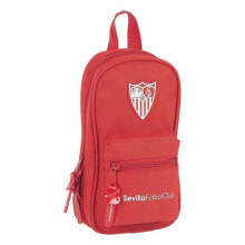Школьные пеналы пенал-рюкзак Sevilla Ftbol Club Красный ,33 Предмета