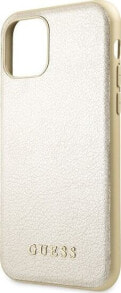 Guess Guess GUHCN58IGLGO iPhone 11 Pro złoty/gold hard case Iridescent