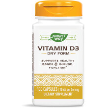 Витамин Д nature's Way Vitamin D3 -- Витамин D3- 10 мкг - 100 капсул