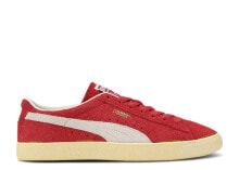 Suede 'Warm White Club Red'