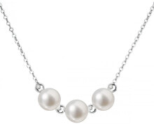 Женские кулоны и подвески silver necklace with natural pearls Pavon 22017.1