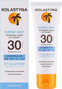 Schützende Gesichtscreme SPF 30 - Kolastyna Super-Mat SPF 30