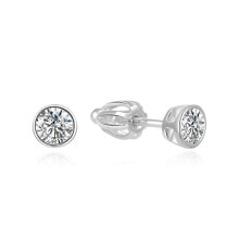Женские ювелирные серьги minimalist silver earrings studs AGUP1701S
