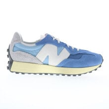 New Balance 327 U327WRA Mens Blue Suede Lace Up Lifestyle Sneakers Shoes 9