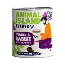 ANIMAL ISLAND Everyday Turkey and rabbit wet dog food 800g