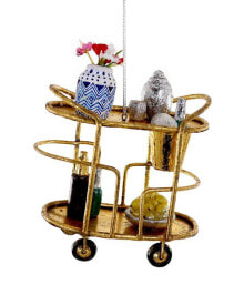 Cody Foster & Co. Glam Bar Cart Ornament Multicolor