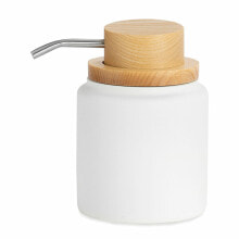 Soap Dispenser Andrea House ba22084 Polyresin Fresno White 300 ml