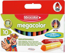 Купить фломастеры для детей FIBRACOLOR: Fibracolor Mazaki Megacolor 10 kol. (154777)