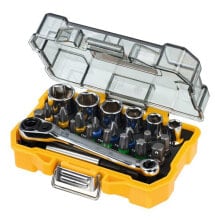 DeWALT DT71516-QZ. Product type: Socket wrench set, Quantity per pack: 24 pc(s), Product colour: Silver