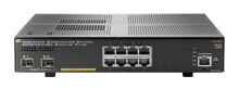 Маршрутизаторы и коммутаторы hewlett Packard Enterprise Aruba 2930F 8G PoE+ 2SFP+ Управляемый L3 Gigabit Ethernet (10/100/1000) Серый 1U Питание по Ethernet (PoE) JL258A