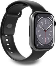 Купить аксессуары для умных часов и браслетов Puro: Puro Pasek PURO ICON Apple Watch 4/5/6/7/SE/8 40/41mm (S/M & M/L) (Black)