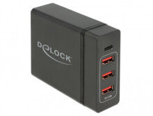 DeLOCK USB-Wandladegerät 63974 Для помещений Черный