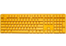 Клавиатуры ducky One 3 Yellow Gaming Tastatur RGB LED - MX-Blue US