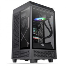 Computer cases for gaming PCs thermaltake The Tower 100 - Mini Tower - PC - SPCC - Tempered glass - Black - Mini-ITX - Gaming