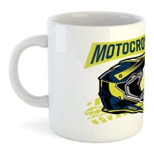 KRUSKIS Motocross Helmet 325ml Mug