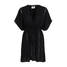 Купить черные женские повседневные платья ONeill: O'Neill Essentials Mona Beach Cover Up Dress W 92800613401