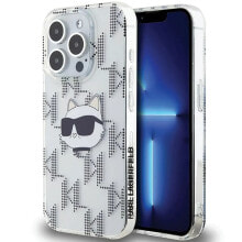 KARL LAGERFELD Klhcp15Lhklpcht iPhone 15 Pro 6.1 Iml Choupette Head&Monogram phone case