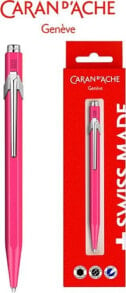 Письменные ручки caran d`Arche Długopis CARAN DACHE 849 Gift Box Fluo Line Pink, różowy