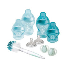 Бутылочки и ниблеры для малышей tommee Tippee - Advanced Anti-Colic Babyflaschen Newborn Kit - Slow Flow Anti-Colic Ventilsauger - 150 und 260 ml - Blau Grn