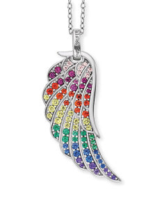 Кулоны и подвески silver necklace with angel wing ERN-WING-ZIM