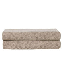 Nate Home by Nate Berkus cotton Textured Weave Bath Sheets - Set of 2