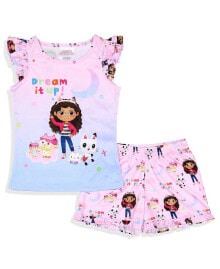 Купить детские пижамы для девочек Gabby's Dollhouse: Toddler Girls Dream It Up Sleep Pajama Sleep Set Shorts