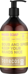 Handseife - Benecos Hand Soap Organic Ginger and Lemon