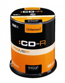 Диски и кассеты Intenso CD-R 700MB 100 шт 1001126
