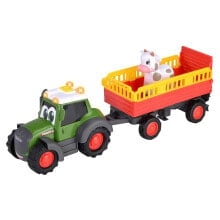 DICKIE TOYS Fendt Trailer Animals 30 cm Tractor