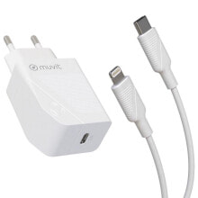 MUVIT FOR CHANGE USB-C PD 20W+USB-C Lighting Charger 1m 2.4A