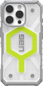 UAG UAG Pathfinder Clear Magsafe - obudowa ochronna do iPhone 16 Pro kompatybilna z MagSafe (active neon)