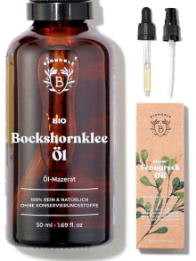 Масла для тела Bionoble Fenugreek Oil Organic Органическое масло пажитника для волос, тела и ногтей