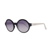 Женские солнцезащитные очки Женские солнцезащитные очки круглые черные Benetton BE985S01 (53 mm)
